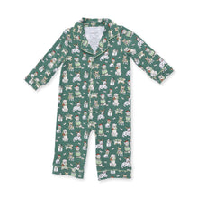 Christmas Dogs Uni Long Sleeve Coat Style Romper