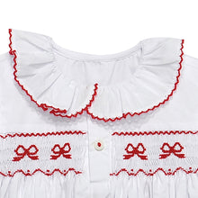 Celine Night Gown Smocked Red Bow