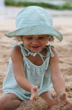Palm Green Gingham Sunhat