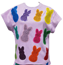 Kids Lavender Multi Peeps Top