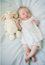 BABY EYELET COTTON DIAPER SET Blue