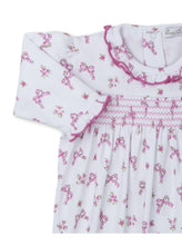 Blooming Bows-Smocked Footie