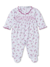 Blooming Bows-Smocked Footie