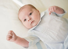 BABY SIMPLE COTTON DAYGOWN Blue