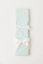 Mint Seersucker Birthday Knife