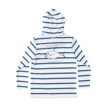 Windsurfer Navy Stripe Performance Hoodie