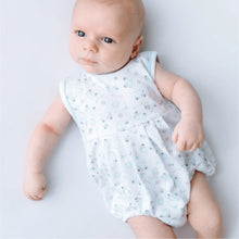 Little Golfer Print Bubble - Light Blue
