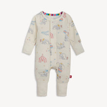 Magnetic Convertible Footie Romper - Dumbo Circus