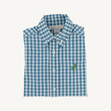 Deans List Dress Shirt, Bansley Blue Gignham