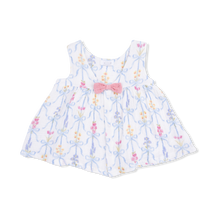 Ribbon Bouquets Dress with Bloomer