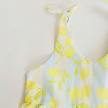 Finley Dress - Lemons Blue