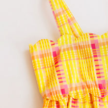 Hadley Dress - Seashell Plaid