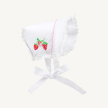 Catesby Bonnet Worth Avenue White & Pier Party Pink with Strawberry