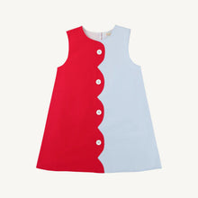 Kennedy Colorblock Jumper Richmond Red with Buckhead Blue