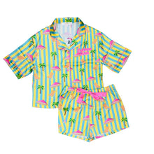 Kids Silky Cabana Club Short Sleeve Short Set