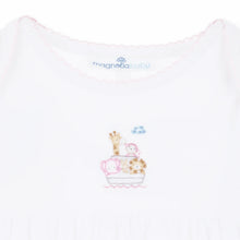 Noah's Ark Gathered Gown - Pink