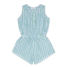 girls tamarin stripe french terry romper