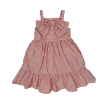 STRIPE STRAPPY DRESS WITH BOW DETAIL