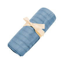Bamboo Muslin Swaddle Blanket in Slate
