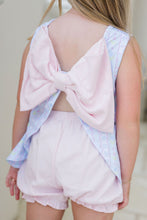 Lottie Bloomer Set, Blue Floral Scallop