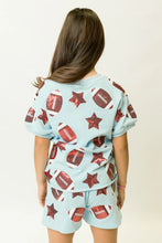 Light Blue Football Top