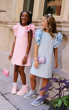 Princess Peach Ruffle Denim Dress