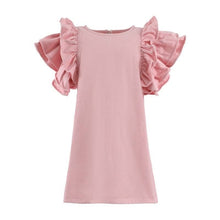 Princess Peach Ruffle Denim Dress