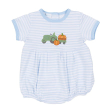 Pumpkin Tractor Appliqué Bubble