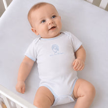 Blue Harvest Blessings Baby's First Thanksgiving Hand-Embroidered Bodysuit
