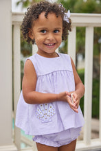 Applique Pocket Short Set - Sea Shells