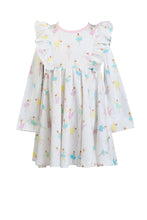 Tutu Long Sleeve Twirl Dress