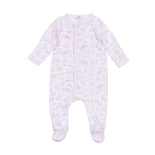 Pink Wild West Toile Footie
