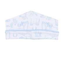 Light Blue Wild West Toile Hat