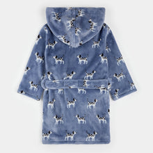 Dalmatians Print on Blue Plush Robe