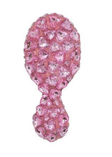 Pink Hearts Fully Jeweled Hair Brush