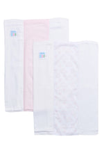 Pink Teddy Set of Two Burps
