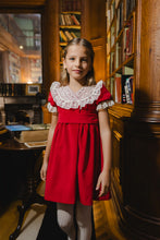 Cherry Velvet Dress