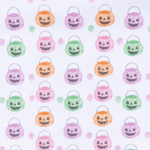 Pumpkin Party Print Zip Footie - Pink