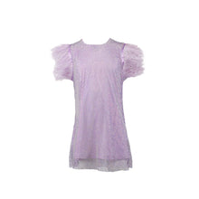 Lavender Crystal Feather Dress