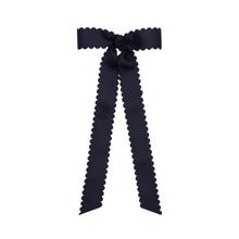 Mini Scallop Trim Longtail Bow