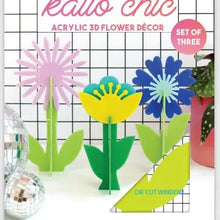 Kailo Acryl Flower Blue