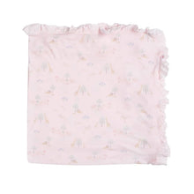 pink serene safari modal baby blanket