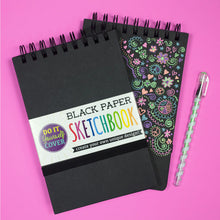 Large, Black DIY Cover Sketchbook