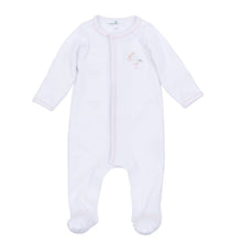 Vintage Stork Footie - Pink