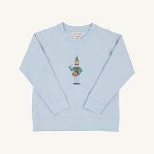 Cassidy Comfy Crewneck Buckhead Blue with Drummer Boy