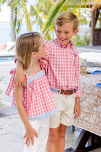 Dean's List Dress Shirt Parrot Cay Coral Check