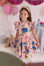 Girls Jennifer Dress - 20 Years of Pink Chicken