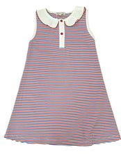 Patriotic A Line Red/White/Blue Dress