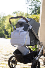 Quilted Stroller Bag Pimlico Blue Stripe