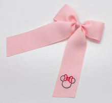 Medium White Classic Minnie Bow